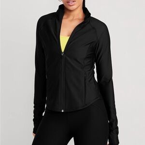 Sz L Old Navy Powersoft Full Zip in Black